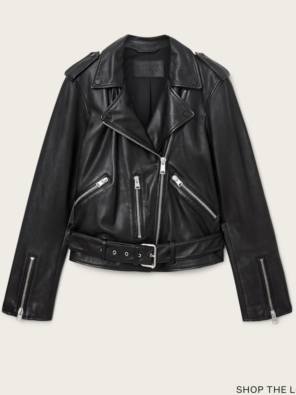 Allsaints Balfern Women’s Leather Jacket size 4